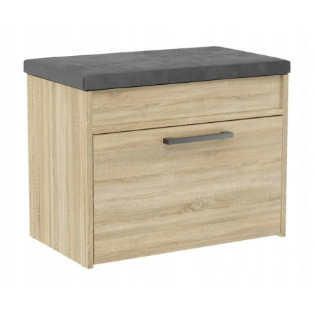 Topeshop PARMA MINI SONOMA suletud jalanõude kapp Sonoma tamm