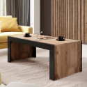 Cama MILA bench/table 120x60x50 oak wotan + black