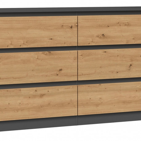 Topeshop M6 140 ANT/ART KPL kummut