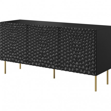 HOLE kummut 152x42.5x74.5 cm matt must