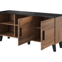 Cama sideboard LOTTA 150 3D wotan oak + mat black