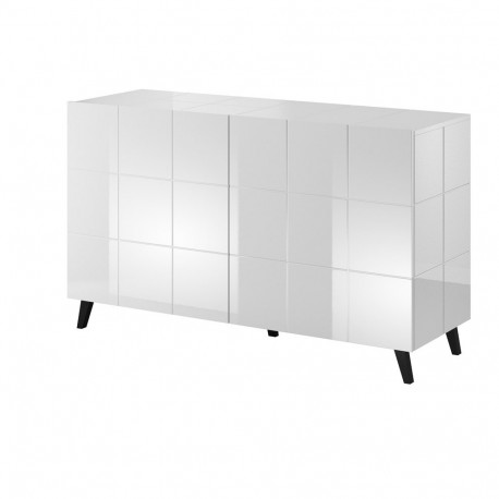 Cama sideboard 2D REJA white gloss/white gloss