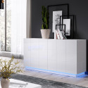 Cama sideboard 2D REJA white gloss/white gloss