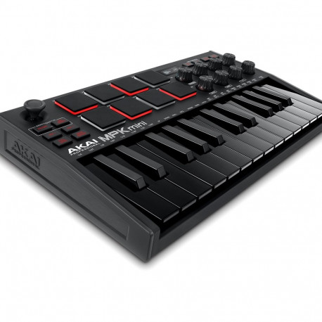 AKAI MPK Mini MK3 juhtklaviatuur Pad-kontroller MIDI USB Must