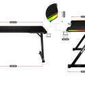 Gaming desk Huzaro Hero 2.5 RGB LED