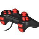 Esperanza EGG102R Gaming Controller Black, Red USB 2.0 Gamepad Analogue / Digital PC