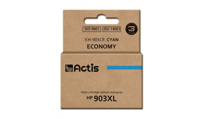 Actis KH-903CR ink (replacement for HP 903XL T6M03AE; Standard; 12 ml; cyan) - New Chip