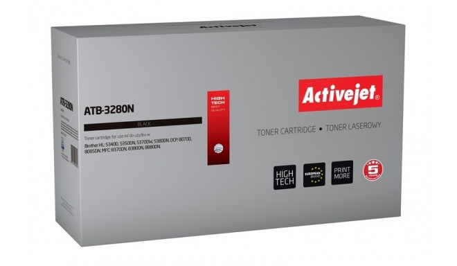 Activejet ATB-3280N toonerikassett (asendus Brother TN-3280; Supreme; 8000 lehte; must)