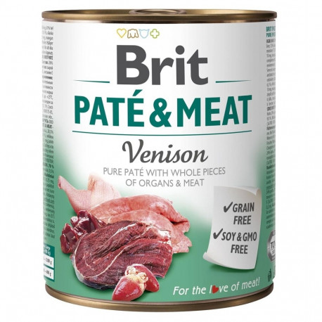 BRIT Paté & Meat with venison - 800g