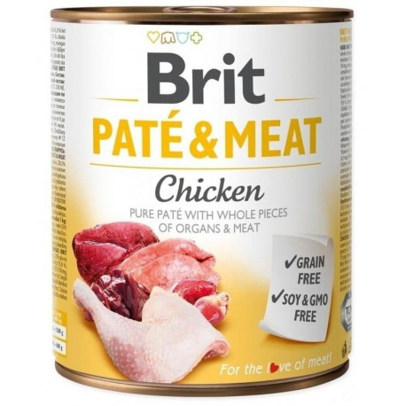 BRIT Paté & Meat kanaga märg koeratoit 800g
