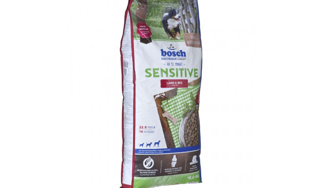 BOSCH Sensitive Lamb&Rice kuiv koeratoit 15 kg