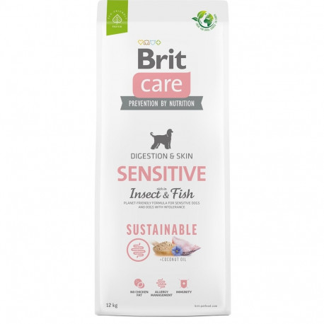 BRIT Care Dog Sustainable Sensitive Insect & Fish kuiv koeratoit 12 kg