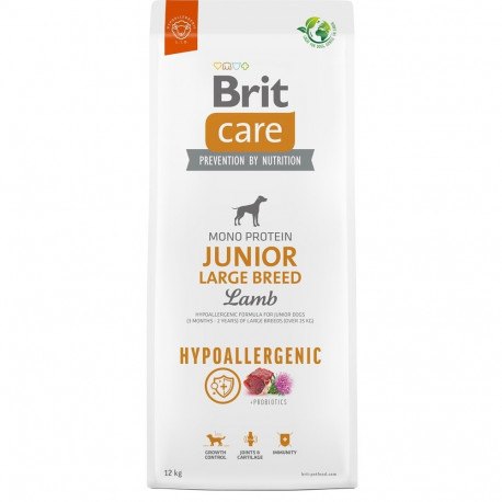 BRIT Care Hypoallergenic Junior Large Breed Lamb - dry dog food - 12 kg