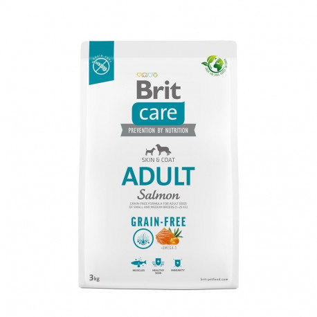 kuivtoit täiskasvanud koertele - BRIT Care teraviljavaba Adult lõhe - 3 kg