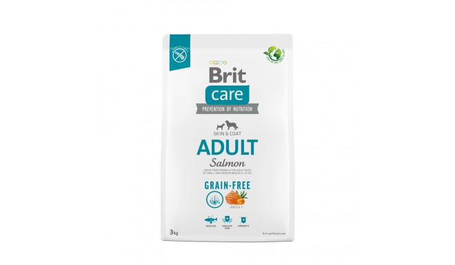 kuivtoit täiskasvanud koertele - BRIT Care teraviljavaba Adult lõhe - 3 kg