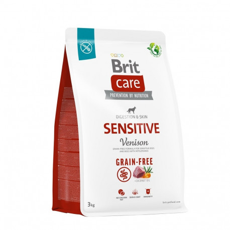 BRIT Care teraviljavaba tundlikule hirveliha 3kg koeratoit