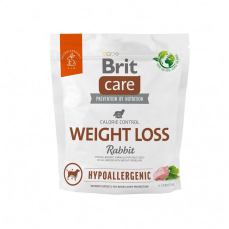 BRIT Care Hypoallergenic Adult Weight Loss Rabbit - dry dog food - 1 kg