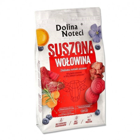 DOLINA NOTECI Premium veiseliha kuivatatud koeratoit 9 kg