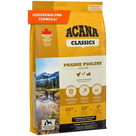 ACANA Classics Prairie Poultry kuiv koeratoit 9,7 kg