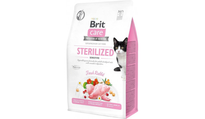 BRIT Care Grain-Free Sterilized Sensitive - dry cat food - 2 kg