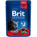 BRIT Cat Pouches Family Plate - wet cat food - 12 x 100g