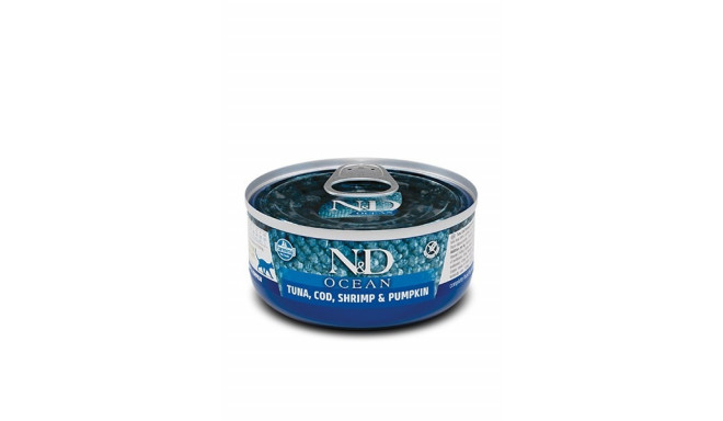 FARMINA N&D Cat Ocean Tuna, Cod, Shrimp, Pumpkin - wet cat food - 70 g