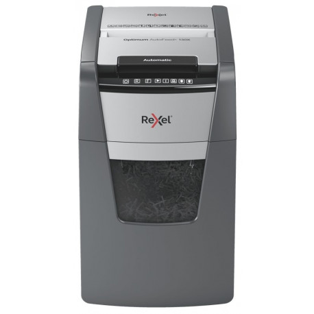 Rexel Optimum AutoFeed+ 130X paper shredder Cross shredding 55 dB 22 cm Black, Silver
