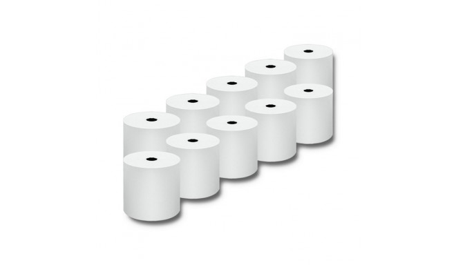 Qoltec 51892 Thermal roll 80 x 80 | 55g/m2 | 10pcs | BPA free