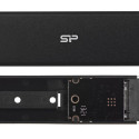 SILICON POWER PD60 Enclosure USB-C case M.2 PCIe NVMe SSD / M.2 SATA SSD (SP000HSPSDPD60CK) Black
