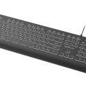 KRUX ERGO LINE wired black US keyboard