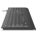 KRUX ERGO LINE wired black US keyboard
