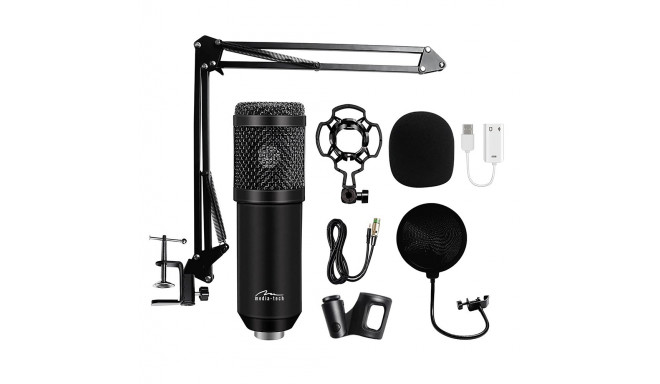 mikrofon tarvikutekomplektiga stuudio- ja voogedastusmikrofon MT397K