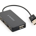 Gembird USB hub UHB-U2P4-04 USB 2.0 480Mbit/s, must