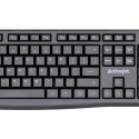 Activejet Wireless keyboard K-3803SW, battery-powered 1x 1.5V AAA BLACK