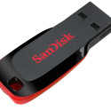 SanDisk Cruzer Blade USB flash drive 128 GB USB Type-A 2.0 Black, Red