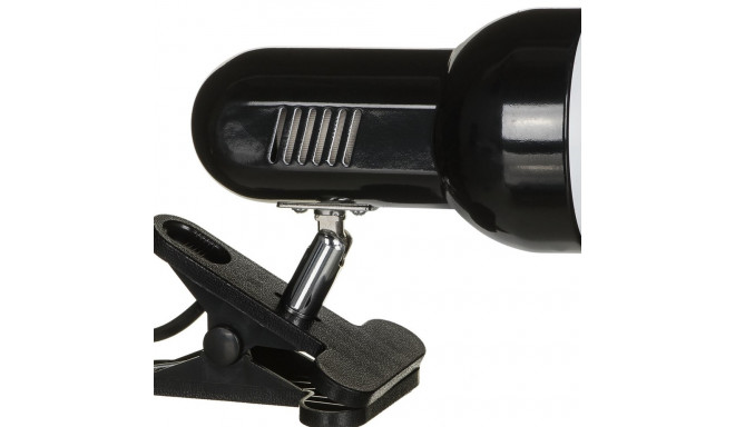 Activejet klambriga lauavalgusti, must, metall, E27 sokkel