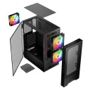 Logic ARYA  ARGB MINIDI USB 3.0 Case Black