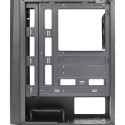 Aerocool computer case DELTABKV1 ATX RGB Front Full Side Window 12cm Fan, black