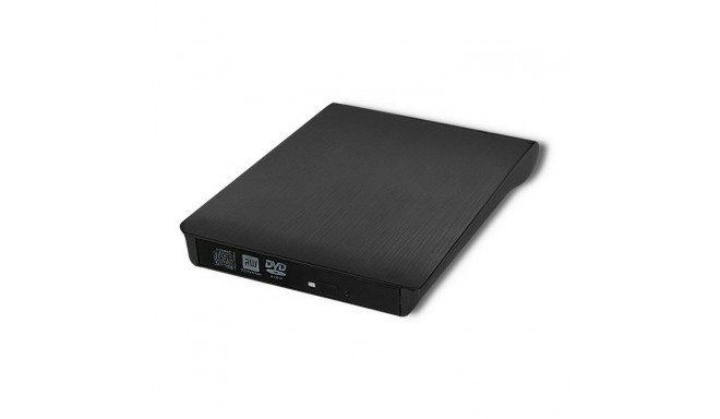 Qoltec 51857 External DVD-RW recorder |USB 3:0|Black