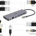 Gembird A-CM-COMBO5-05 USB Type-C 5-in-1 multi-port adapter (Hub + HDMI + PD + card reader + LAN)