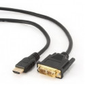 Gembird kaabel HDMI/DVI M/M DVI-D, must
