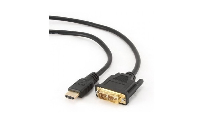 Gembird 1.8m HDMI/DVI M/M DVI-D must