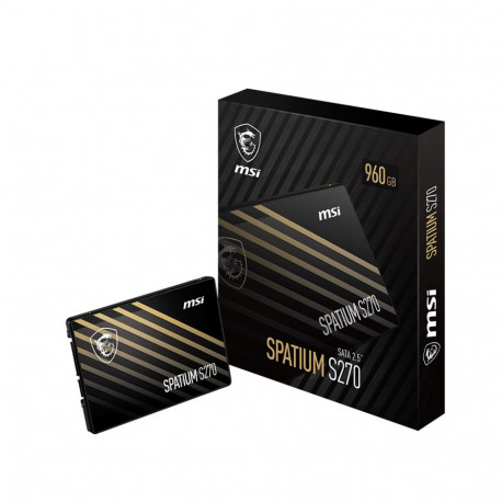 MSI Spatium S270 SATA 2.5 960GB 2.5" Serial ATA III 3D NAND