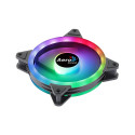 Aerocool korpuse ventilaator Duo 12 ARGB 6-pin 12cm, must