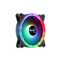 Aerocool korpuse ventilaator Duo 12 ARGB 6-pin 12cm, must