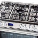 Gas-electric Cooker Ravanson KWGE-K90 Cheff Modern (silver)