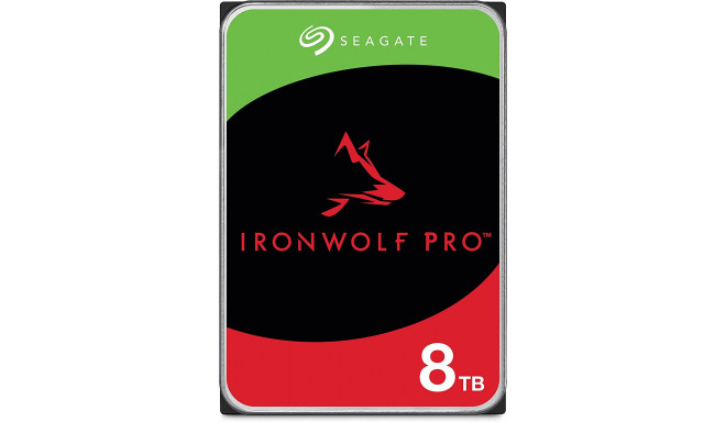 Seagate IronWolf Pro NAS 8 TB CMR, hard drive (SATA 6 Gb/s, 3.5")