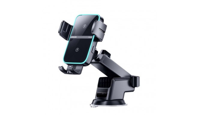Joyroom Car Mount Wireless Charger (Dashboard Version) Dual-Coil, 4.5 - 6.8 inch, 15W, Black (JR-ZS2