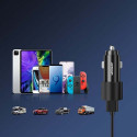 Joyroom Car Charger U+U, 24W, LED Light, Black (JR-CL10)