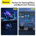 Baseus Video Cable High definition Series HDMI To HDMI 4K 60 Hz, 3D HDR, 18 Gbps, 1m Black (CAKGQ-A0